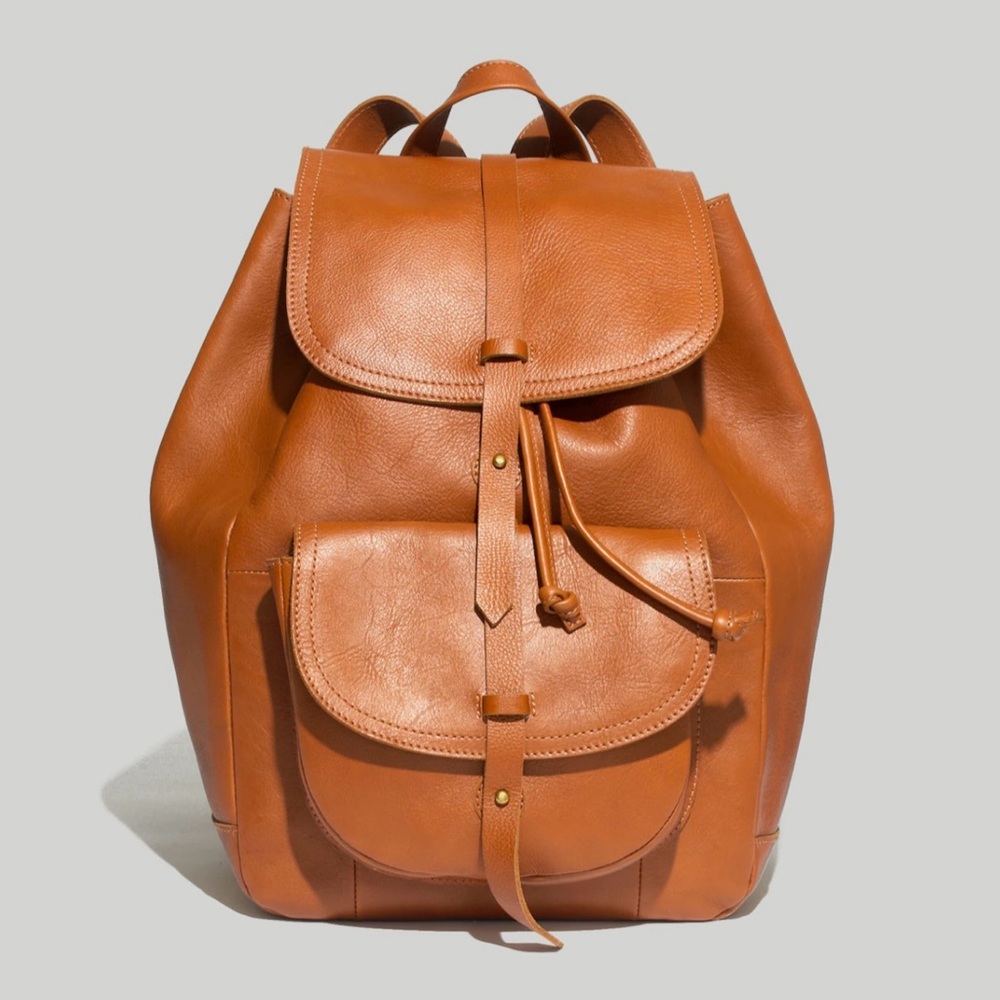 Madewell leather transport rucksack